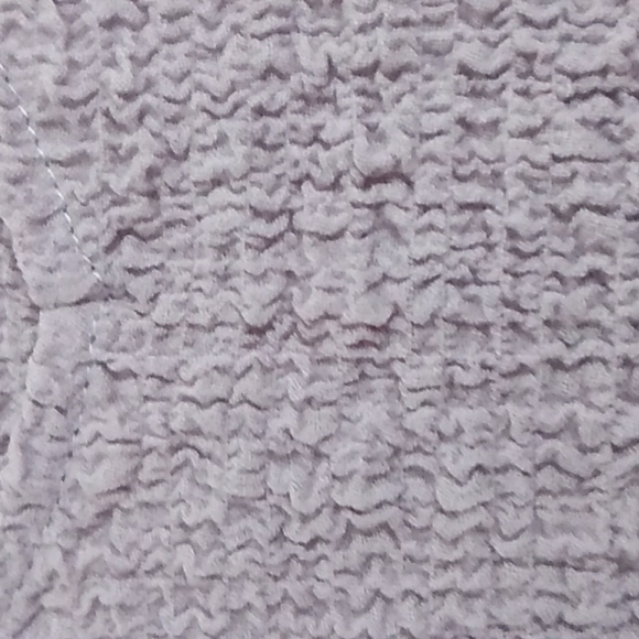 Flawless Lavender Oversized Boxy Drop Short Sleeve Cropped Top SZ S - Picture 6 of 6